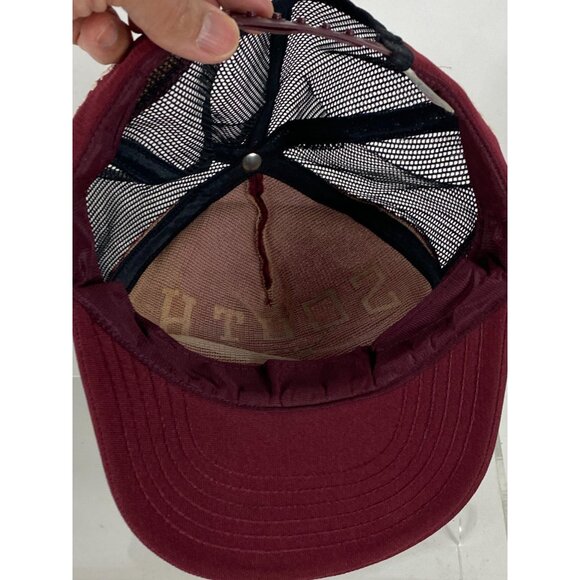 VTG Rare Kinley South Nodaway Longhorns Trucker Mesh Snapback Hat NWOT F263 - Picture 6 of 7